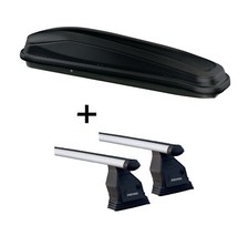 Skibox JUEASY300+Dachtr&auml;ger Menabo Tema f&uuml;r f&uuml;r Mercedes B-Klasse W245 05-11