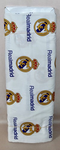 Real Madrid Football Club Logo Pattern Cotton Fabric 1/4 Yard 9” X 44” - Picture 6 of 18