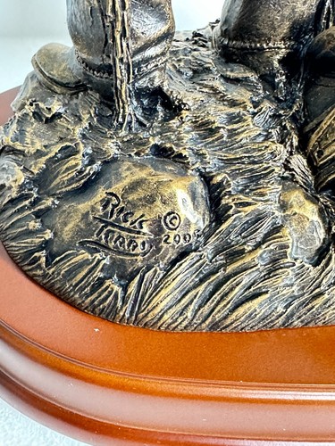 RICK TERRY Friends Of The NRA "The Cow-Boy" Cowboy Sculpture 526/1000 - Picture 8 of 9