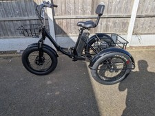 Electric Folding Tricycle, Chunky Tyres,48v, BRAND NEW,FULL THROTTLE, DELIVERY 