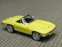 1/87 Brekina Corvette C2 Cabrio Hellgelb 18030