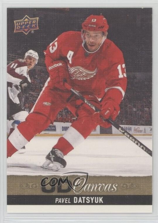 2013-14 Upper Deck UD Canvas Pavel Datsyuk #C47 HOF 0m8b