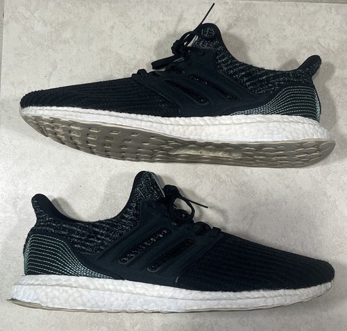 Adidas x Parley UltraBoost 4.0 Oceans Core Blk Cloud Wht Blue F36190 sz 10.5 - Picture 2 of 7