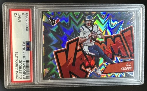 2024 Absolute C.J. Stroud Kaboom SSP #2 Texans PSA 9