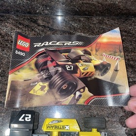 LEGO Racers 8490 Clean Condition and Instructions 2x X Stream Ace Hot Rod Cars