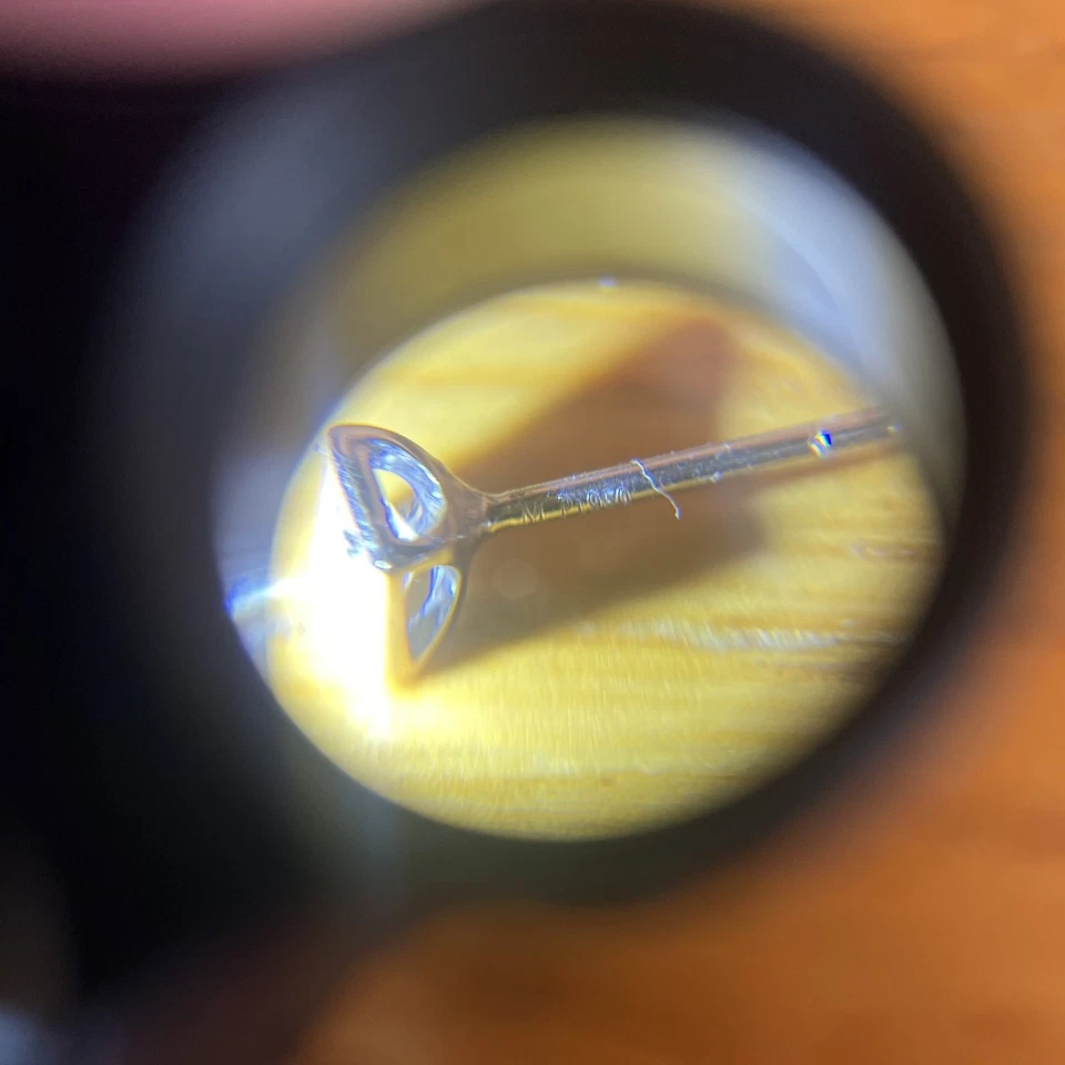 Solid heavy platinum PT950 diamond earrings - Image 4 of 4