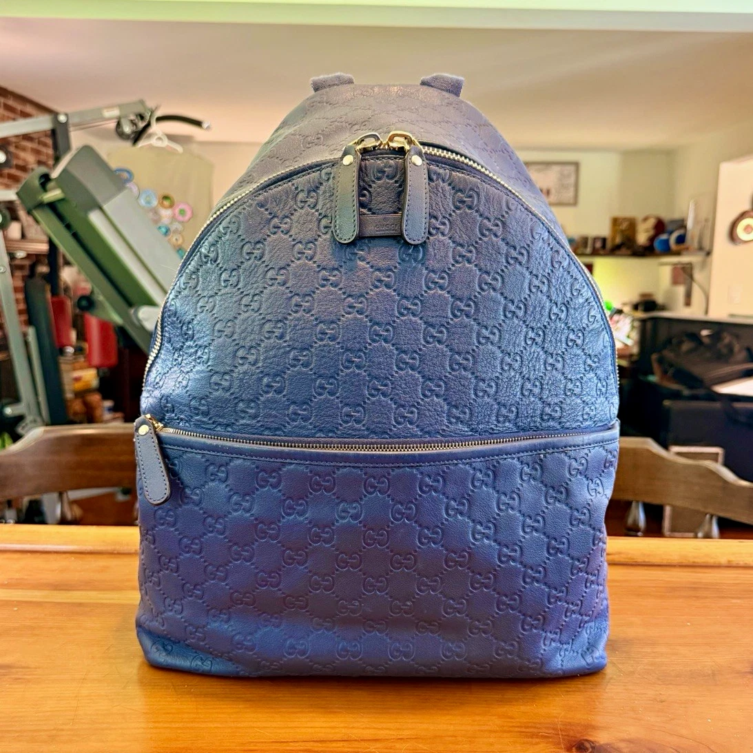 25+ Gucci Backpack Blue Bags & Handbags for Women for sale
