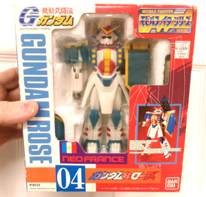 Gundam Rose Neo France 04 Figure MIB Unused 1998 Bandai Mobile Fighter