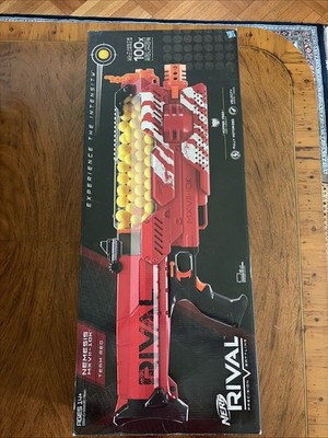 Nerf Rival Nemesis Motorized Blaster MXVII-10K Red, 100 Balls NEW IN BOX