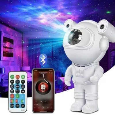 Astronaut Projector Galaxy Starry Sky Night Light Bluetooth Control + Speaker