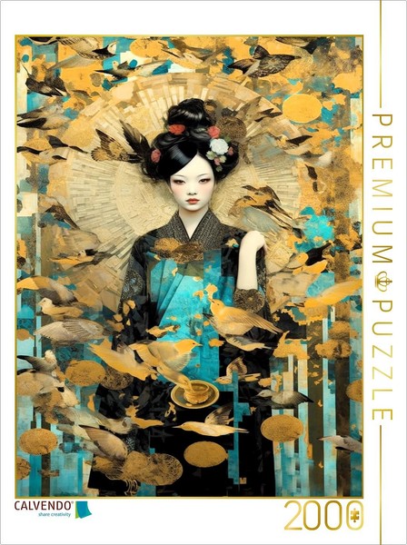 Calvendo Puzzle The Young Woman | 2000 Pieces, Finished Size 35.4 × 26.4 In (90-image