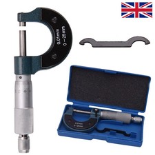 Image of Outside Micrometer 0-25mm(0.01mm Graduations) Metric External Caliper GB