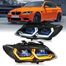 Paar LED Scheinwerfer für BMW 3er E92 E93 2007-2010 Frontscheinwerfer-Baugruppe