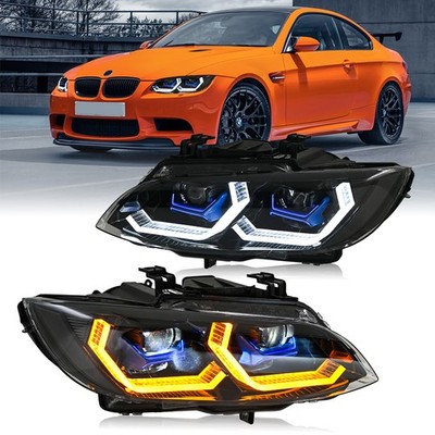 Paar LED Scheinwerfer für BMW 3er E92 E93 2007-2010 Frontscheinwerfer-Baugruppe