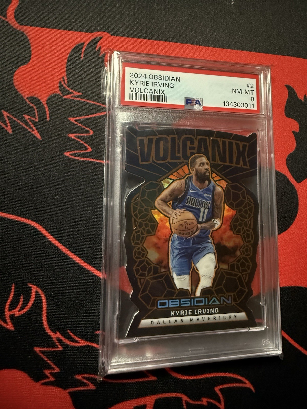 2024-2025 Panini Obsidian Kyrie Irving Volcanix SSP Case Hit