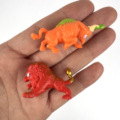 Zuru Smashers Ice On Bison + Dino Island Red Gold Lion Figures Lot