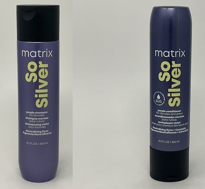 Matrix Total Results So Silver Shampoo & Conditioner 10.1 oz duo