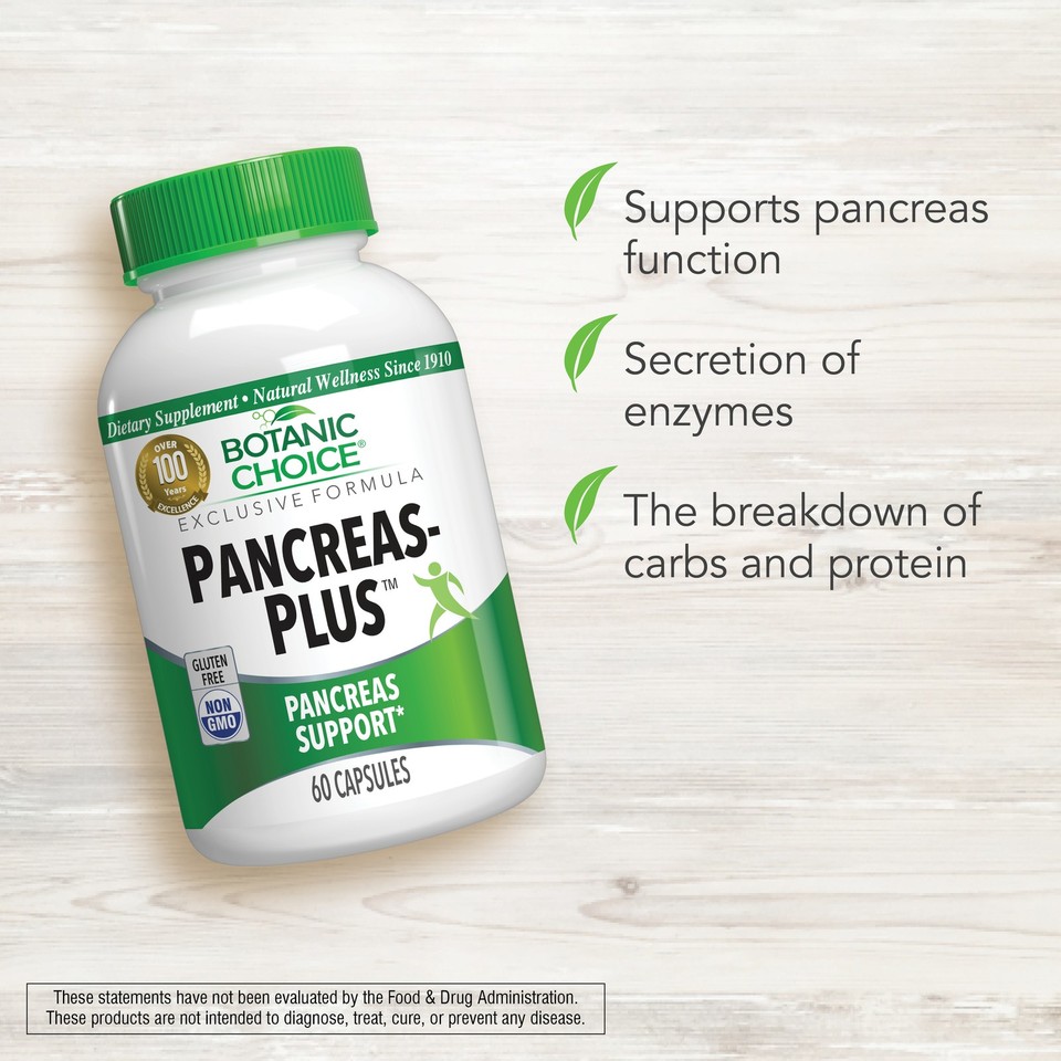 Botanic Choice Pancreas-Plus™ Dietary Supplement, 60 Capsules | eBay