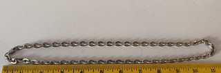 Vintage Mens biker Sterling silver 925 chain link scrap/recovery 57g need repair