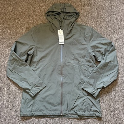 Adidas BSC 3S Rain Ready Full Zip Jacket Size Small FI0573