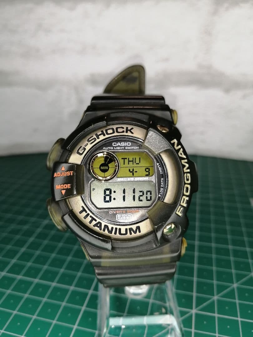 CASIO G-SHOCK DW-9902 WCCS FROGMAN Blue Titanium Watch Japan for