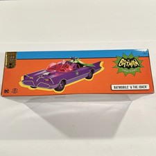 McFarlane Toys - DC Retro Batmobile & The Joker  Batman 66'  2pk Free Shipping..