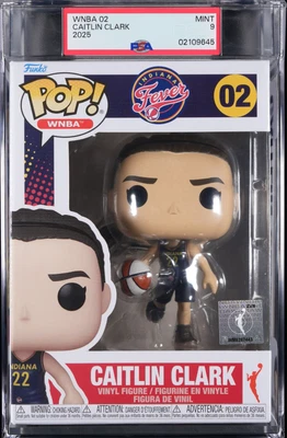 Caitlin Clark "Indiana Fever" WNBA 02 Funko Pop! PSA 9 MINT