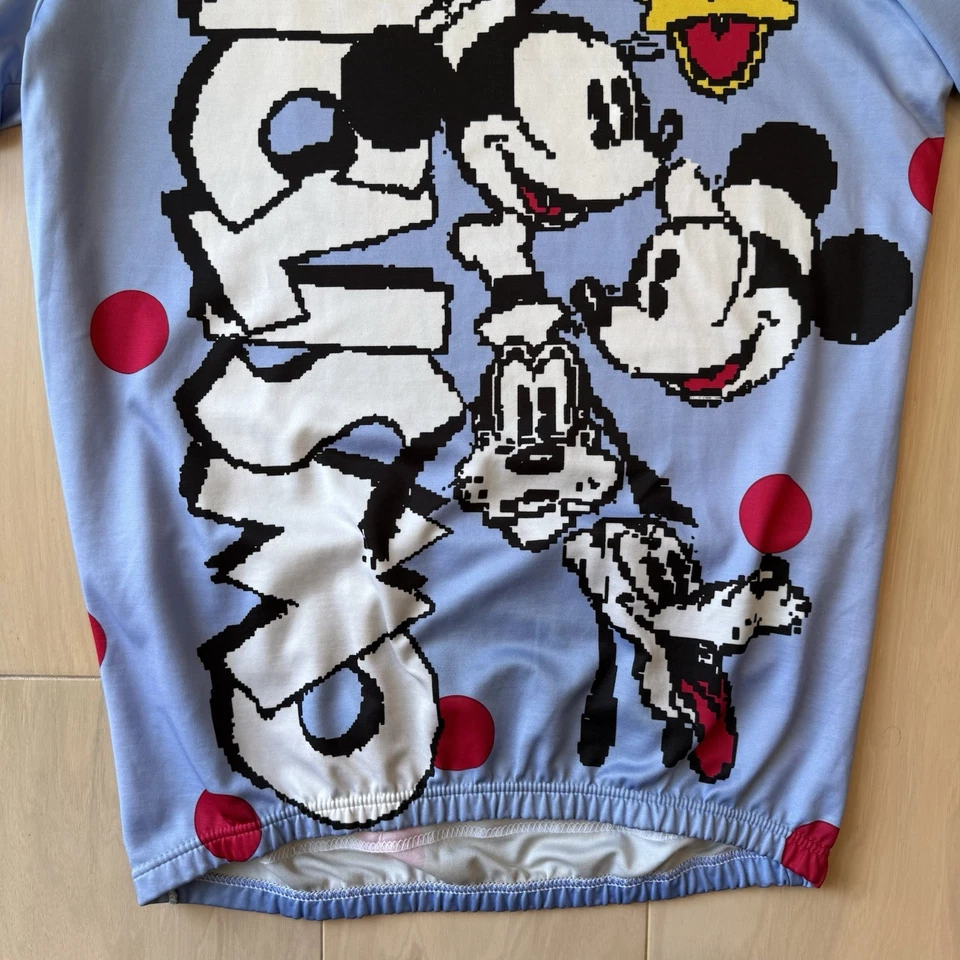 Vintage Giordana Disney Jersey L Multicolor Mickey Cycling Sportswear Orlando - Image 4 of 4