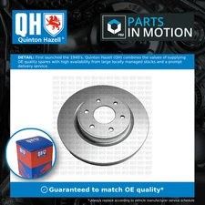 2x Brake Discs Pair Vented fits NISSAN NAVARA D23 2.3D Front 15 to 19 YS23DDT QH