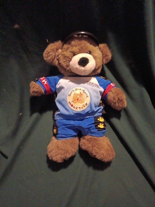 Build A Bear Bearemy Teddy Bear Helmet Bike Wesr Plush Soft Toy Stuffed Animal