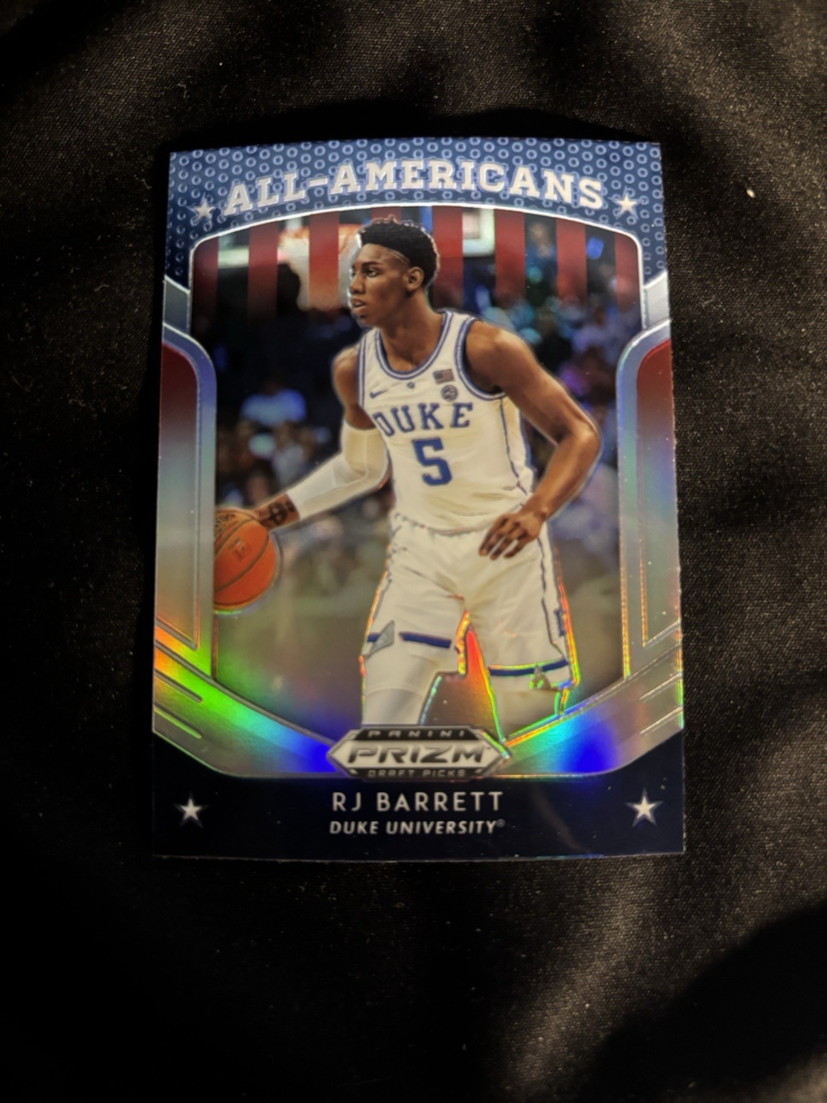 2019-20 Panini  - All-Americans RJ Barrett #62 Silver Prizm (RC)