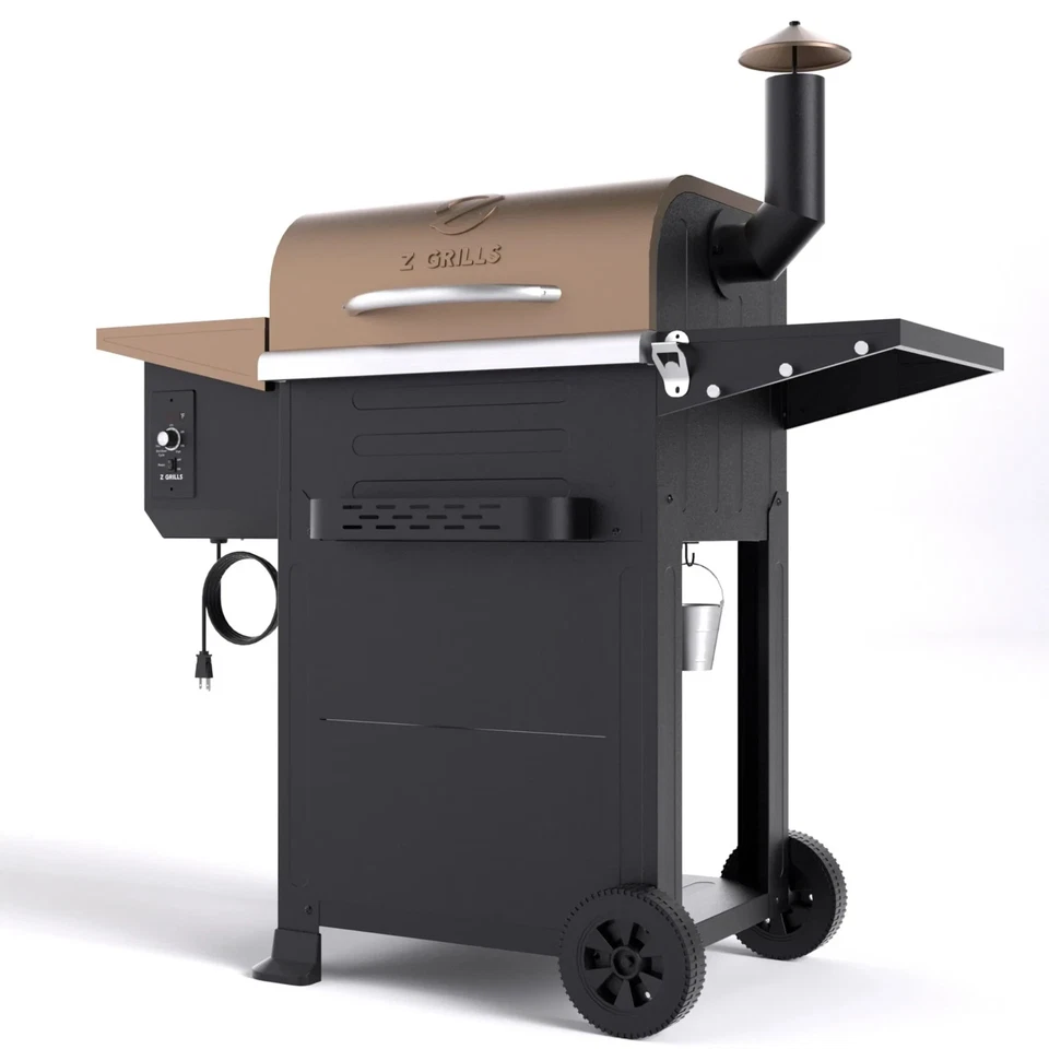 Z GRILLS Flame Expert 572 Sq.in Cooking Area 8 in 1 Wood Pellet Grill & Smoker