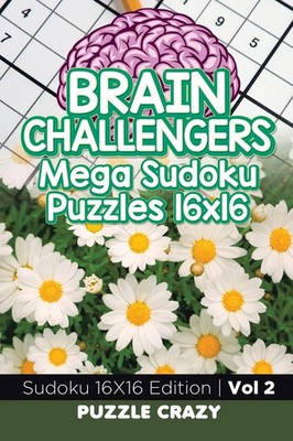 Puzzle Crazy | Brain Challengers Mega Sudoku Puzzles 16x16 Vol 2 | Taschenbuch