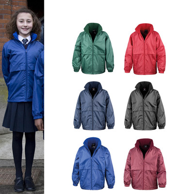 Result Core Core Junior Microfleece gefütterte Jacke R203Y - wasserdicht getapte Nähte
