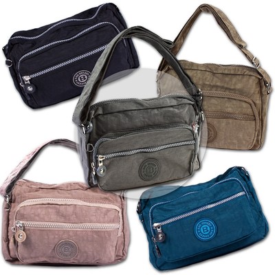 Bag Street leichte Umhängetasche Nylon Farbwah Handtasche Schultertasche OTJ227X