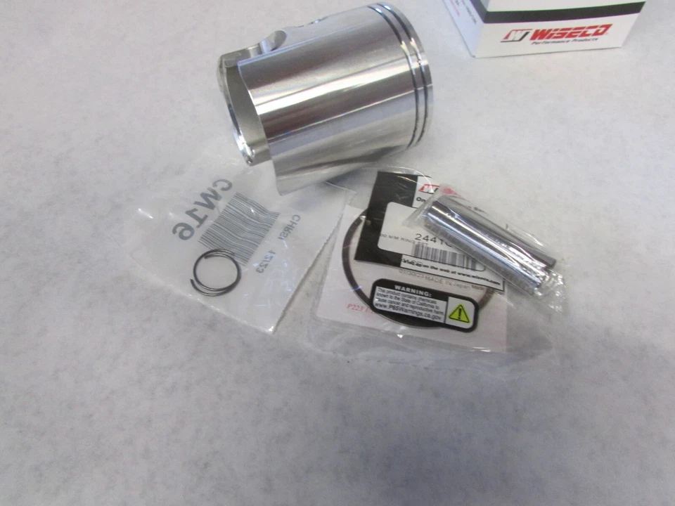 Suzuki PE175 1978 1979 Wiseco juego de pistones y anillos 63,50 mm Foto 4 de 4