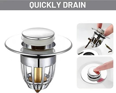 Universal Bad Waschbecken Stopfen Abfluss Filter Waschbecken Kern Bounce Pop Up Stopfen