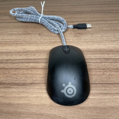 SteelSeries RAW Rubberized Grip Laser USB Gaming Mouse 8 Button M-00001 #62155