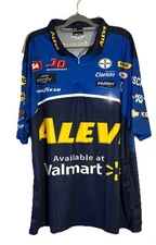 Bayley Currey Aleve JD Motorsports Team Issued Pit Crew Shirt NASCAR Size 3XL