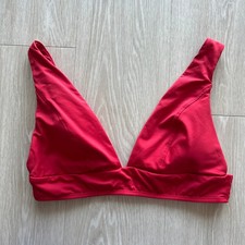 Andie Swim Belize Bikini Top Large Red