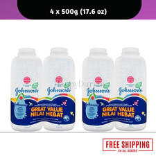 Johnson s Baby Powder Classic 4 x 500g 17.6oz Gentle Mild Original