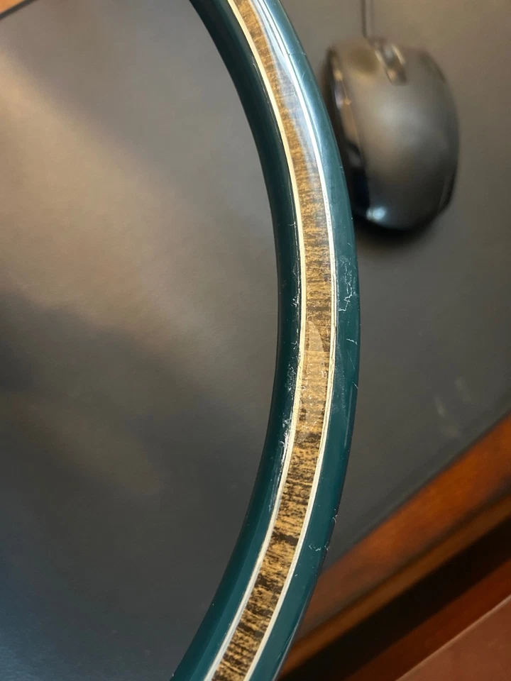 Volante Cadillac Eldorado Fleetwood Coupe De Ville 1971-76 verde Foto 3 de 4