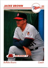 1991 Line Drive Pre-Rookie - AAA Jackie Brown #50