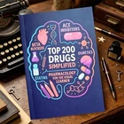 Top 200 Drugs Simplified Pharmacology Coloring Book & Study Guide Over 300+ p...