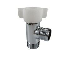 Bidet T Valve Adapter for Toilet with 7 8 X 7 8 X 1 2 Thread Size Brass