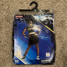 New DC Batman Batgirl Kids Halloween Costume Dress - Size 8-10 Medium With Tags