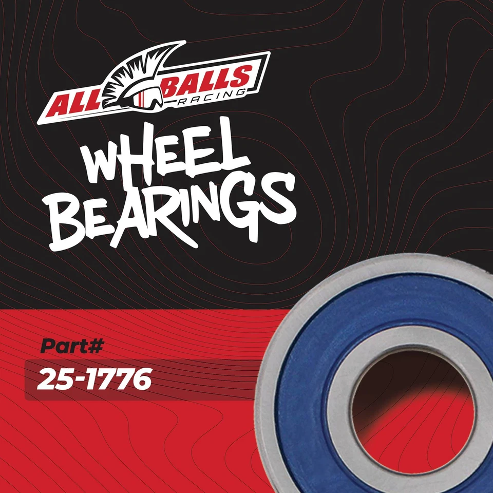 All Balls Wheel Bearing Kit (25-1776) For Yamaha XVZ13 Royal Star 96-13 - Image 2 of 4