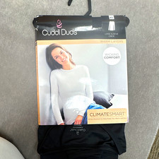 Cuddl Duds ClimateSmart Thermal Moisture Wicking Base Layer Top XS Black
