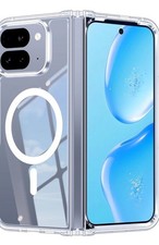For Google Pixel 10 Pro Fold Case Clear Magnetic Shockproof Military Grade Cover