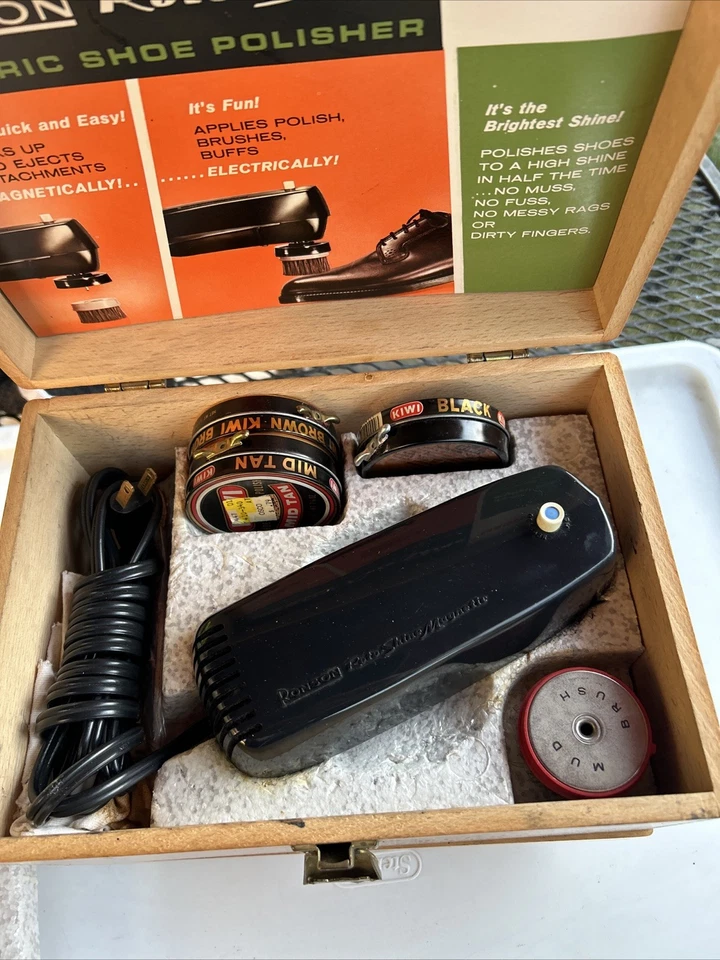 1966 Ronson Roto Shine Magnetic Used Includes All Parts - Image 3 of 4